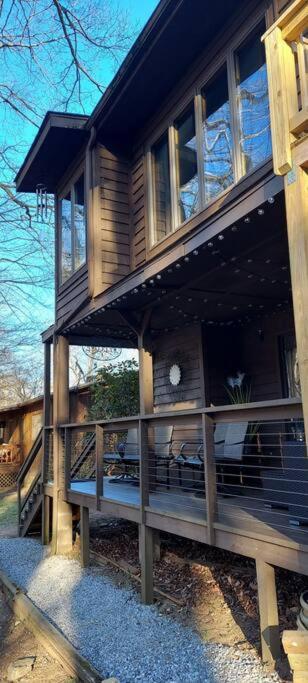 J.Creek Retreat, Creekside Townhouse +1 Car Garage Villa Maggie Valley Eksteriør billede