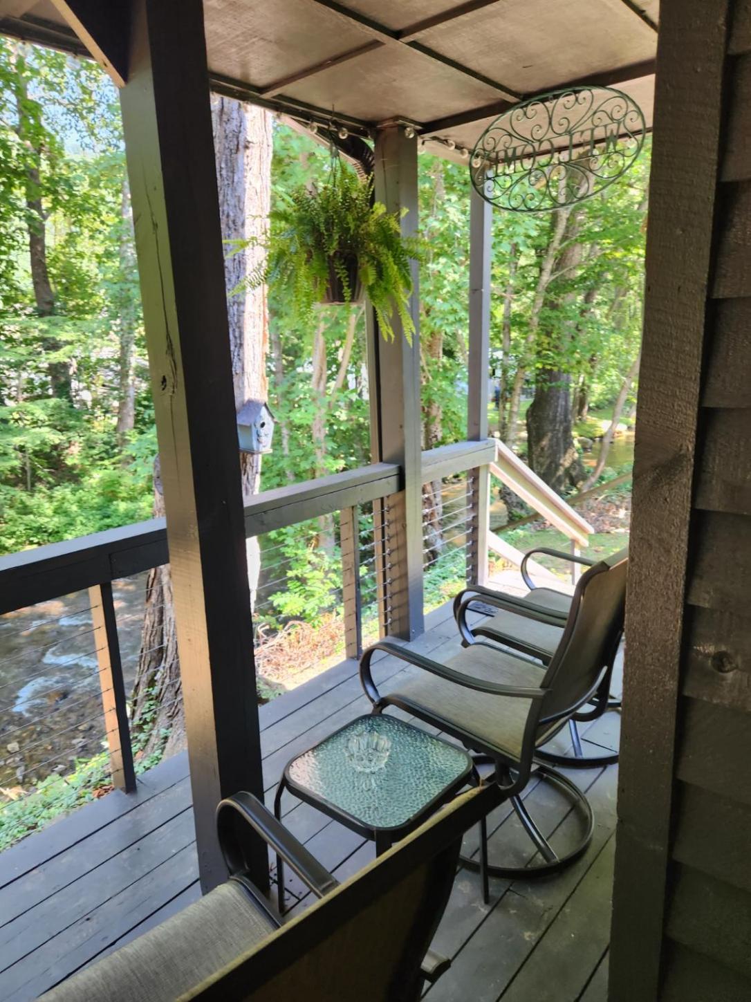 J.Creek Retreat, Creekside Townhouse +1 Car Garage Villa Maggie Valley Eksteriør billede